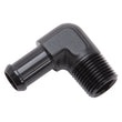 Load image into Gallery viewer, Edelbrock Hose End 90-Deg 1/2In NPT to 5/8In Barb Black Anodize - Additional View 5