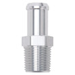 Load image into Gallery viewer, Edelbrock Hose End Straight 1/2In NPT to 5/8In Barb Clear Anodize - Main Product View