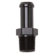 Load image into Gallery viewer, Edelbrock Hose End Straight 3/8In NPT to 1/2In Barb Black Anodize - Main Product View