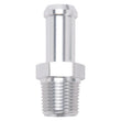 Load image into Gallery viewer, Edelbrock Hose End Straight 3/8In NPT to 1/2In Barb Clear Anodize - Main Product View