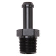 Load image into Gallery viewer, Edelbrock Hose End Straight 3/8In NPT to 3/8In Barb Black Anodize - Main Product View
