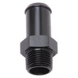 Load image into Gallery viewer, Edelbrock Hose End Straight 3/8In NPT to 5/8In Barb Black Anodize - Main Product View