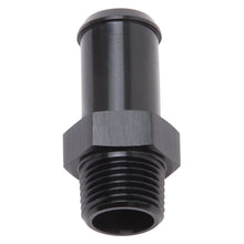 Load image into Gallery viewer, Edelbrock Hose End Straight 3/8In NPT to 5/8In Barb Black Anodize - Main Product View