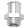 Load image into Gallery viewer, Edelbrock Hose End Straight 3/8In NPT to 5/8In Barb Clear Anodize - Main Product View