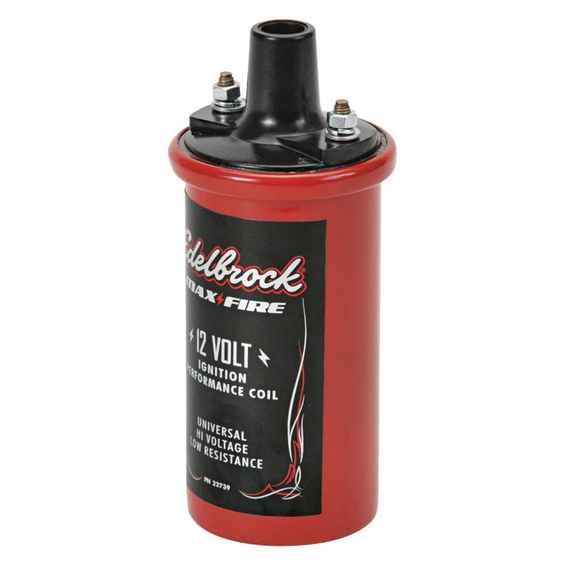 Edelbrock Ignition Coil 12V Canister Style 1.4 Ohm Primary Resistance fits 1980-1989 Chevrolet / Chrysler / Dodge and more