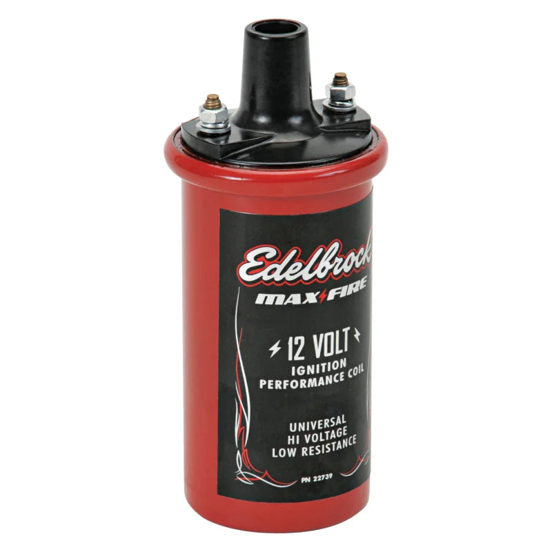 Edelbrock Ignition Coil 12V Canister Style 1.4 Ohm Primary Resistance fits 1980-1989 Chevrolet / Chrysler / Dodge and more