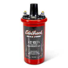 Load image into Gallery viewer, Edelbrock Ignition Coil - Electric Oil Filled - .70 PR Red w/ Black Top - Main Product View