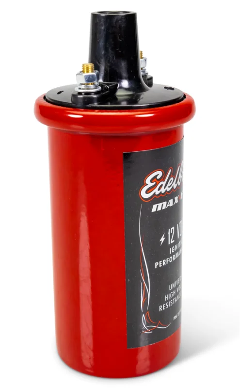 Edelbrock Ignition Coil - Electric Oil Filled - .70 PR Red w/ Black Top - Additional View 6