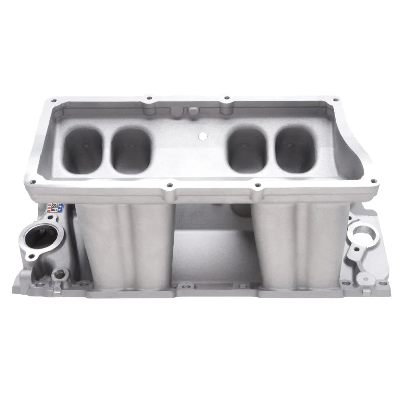 Edelbrock Intake Manifold Base Victor Tunnel Ram Chevrolet Big Block 468-582 CI V8 Rectangle Port - Side View