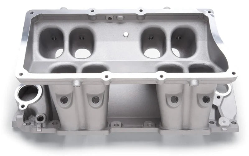 Edelbrock Intake Manifold Base Victor Tunnel Ram Chevrolet Big Block 468-582 CI V8 Rectangle Port - Side View