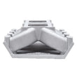 Load image into Gallery viewer, Edelbrock Intake Manifold Chrysler Gen II 426-572 Hemi Dual Quad Single Plane for Carburetors - Back View