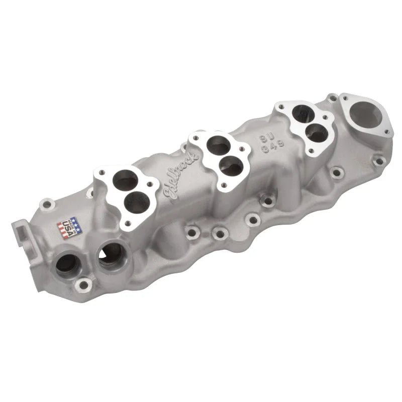Edelbrock Intake Manifold Ford Flathead Triple Deuce 49-53 - Back View