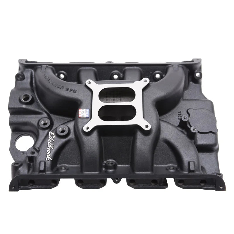 Edelbrock Intake Manifold Ford Performer RPM FE Black - Side View
