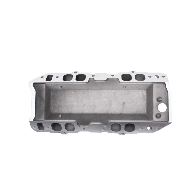 Edelbrock Intake Manifold Nascar Edition RPM Air-Gap for Big-Block Chevy 396-502 w/ Oval Ports - Back View