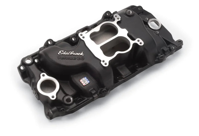 Edelbrock Intake Manifold Perf BBC 2-0 Black - Additional View 6