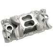 Load image into Gallery viewer, Edelbrock Intake Manifold Performer Air-Gap S/B Chevy 87-95 STD Flange/Sprdbore - Back View