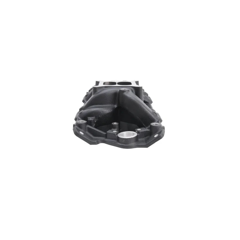 Edelbrock Intake Manifold RPM Air-Gap Small-Block Chevy 262-400 Black - Side View