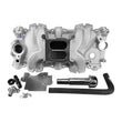 Load image into Gallery viewer, Edelbrock Intake Manifold Single Quad Perf RPM BBC 409 Inwin Lg Port As-Cast - Side View