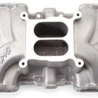 Load image into Gallery viewer, Edelbrock Intake Manifold Single Quad Perf RPM Chevrolet 348/409 Inwin Big Block Small Port - Side View