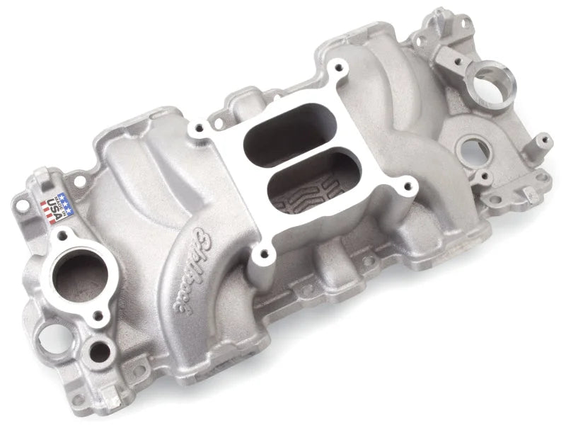 Edelbrock Intake Manifold Single Quad Perf RPM Chevrolet 348/409 Inwin Big Block Small Port - Additional View 6