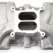 Load image into Gallery viewer, Edelbrock Intake Manifold Single Quad Perf RPM Chevrolet 348/409 Inwin Big Block Small Port - Side View