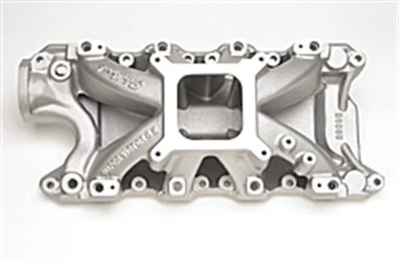 Edelbrock Intake Manifold Super Victor EFI Ford Windsor 8 2In Deck Block Polished Finish - Main Product View