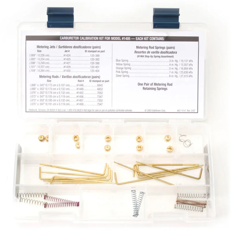 Edelbrock Jet / Rod Kit for 1405 - Installation View