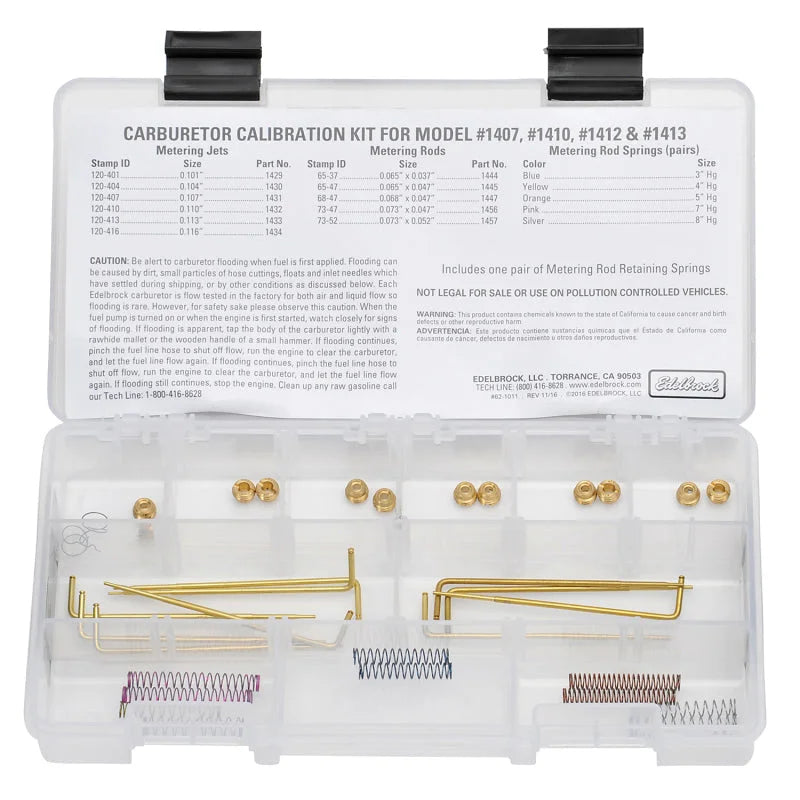 Edelbrock Jet / Rod Kit for 1407/1410/1412/1413 - Additional View 5