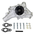 Load image into Gallery viewer, Edelbrock Long Water Pump For Small-Block Chevy, Reverse Rotation, Satin Finish - Main Product View