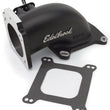 Load image into Gallery viewer, Edelbrock Low Profile Intake Elbow 90mm Throttle Body to Square-Bore Flange Black Finish - Side View