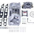 Load image into Gallery viewer, Edelbrock Manifold And Carb Kit Performer RPM Air-Gap Big Block Chevrolet Oval Port Natural Finish