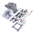 Load image into Gallery viewer, Edelbrock Manifold And Carb Kit Performer RPM Air-Gap Small Block Chrysler Natural Finish