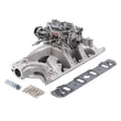 Load image into Gallery viewer, Edelbrock Manifold And Carb Kit Performer RPM Air-Gap Small Block Ford 351W Natural Finish - Main Product View