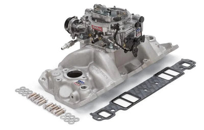 Edelbrock Manifold And Carb Kit Performer RPM Small Block Vortec...