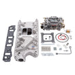 Load image into Gallery viewer, Edelbrock Manifold And Carb Kit Performer Small Block Ford 289-302 Natural Finish - Main Product View