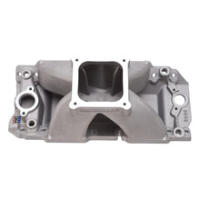 Load image into Gallery viewer, Edelbrock Manifold BBC Short Deck Super Victor 565 Conventional Rect Port Heads - Side View