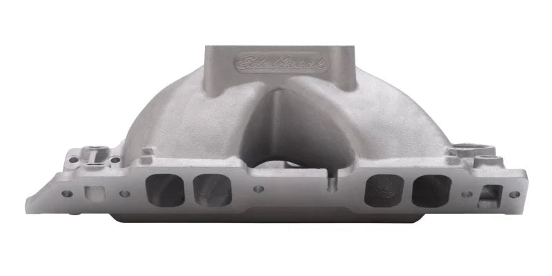 Edelbrock Manifold BBC Short Deck Super Victor 565 Conventional Rect Port Heads - Additional View 10