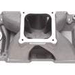 Load image into Gallery viewer, Edelbrock Manifold BBC Super Victor 632 Tall Deck Conventional Rect Port Heads - Side View