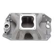Load image into Gallery viewer, Edelbrock Manifold Big Victor II BBC w/ Edelbrock Profiler or Dart Big Chief Heads Dominator Flange - Side View