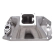 Load image into Gallery viewer, Edelbrock Manifold Big Victor II BBC w/ Edelbrock Profiler or Dart Big Chief Heads Dominator Flange - Side View