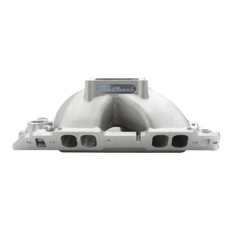 Edelbrock Manifold Chevy BB 9 8 Deck (Short) Super Victor 565 Thick Flange Rect Port Heads - Additional View 6