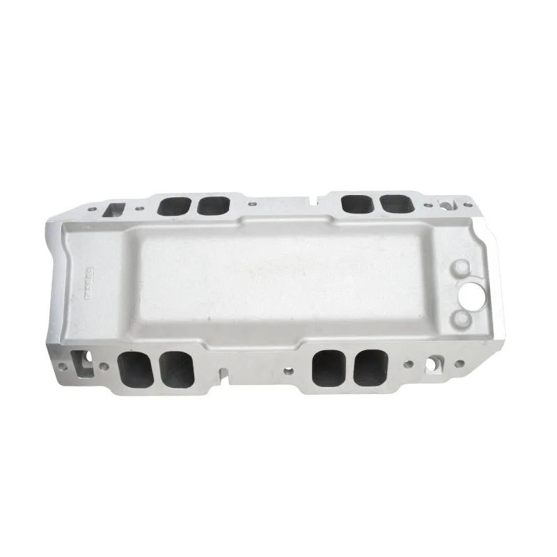 Edelbrock Manifold Chevy BB 9 8 Deck (Short) Super Victor 565 Thick Flange Rect Port Heads - Additional View 9