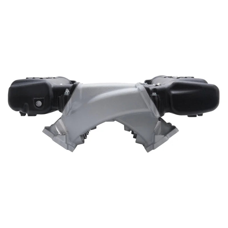 Edelbrock Manifold Chevy Ls LS3 Cross Ram w/ Black Plenums - Back View