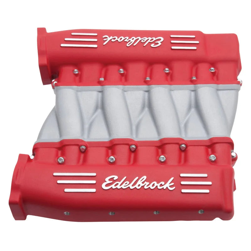 Edelbrock Manifold Chevy Ls LS3 Cross Ram w/ Red Plenums - Main Product View