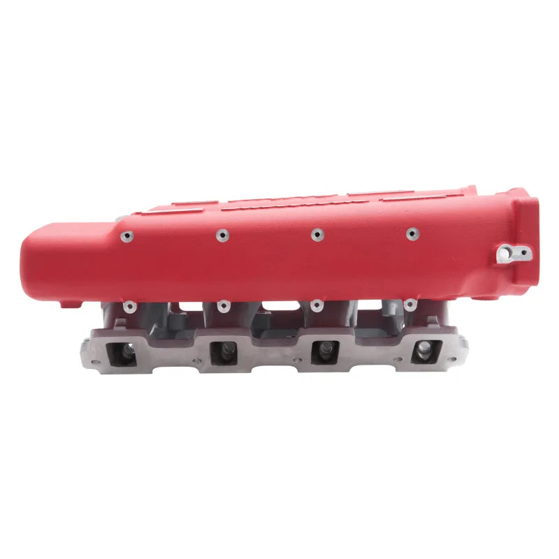 Edelbrock Manifold Chevy Ls LS3 Cross Ram w/ Red Plenums - Back View