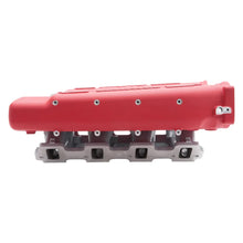 Load image into Gallery viewer, Edelbrock Manifold Chevy Ls LS3 Cross Ram w/ Red Plenums - Back View