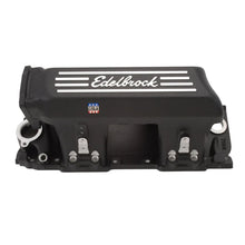 Load image into Gallery viewer, Edelbrock Manifold EFI Pro-Flo XT BB Chevy Rect Port Heads Black Powder Coated - Side View
