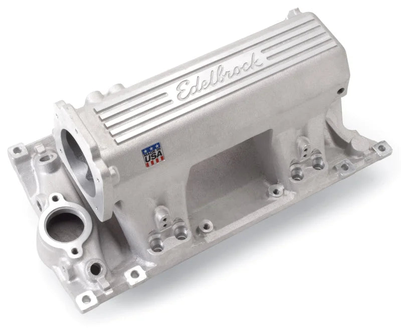 Edelbrock Manifold EFI Pro-Flo XT SB Chevy Etec/Vortec Heads - Back View