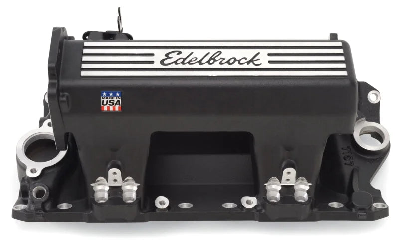 Edelbrock Manifold EFI Pro-Flo XT SB Chevy STD Heads w/ Black Finish - Main Product View