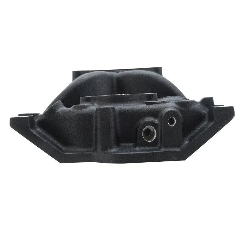 Edelbrock Manifold Performer Eps SB Chevy Vortec Black Finish - Back View